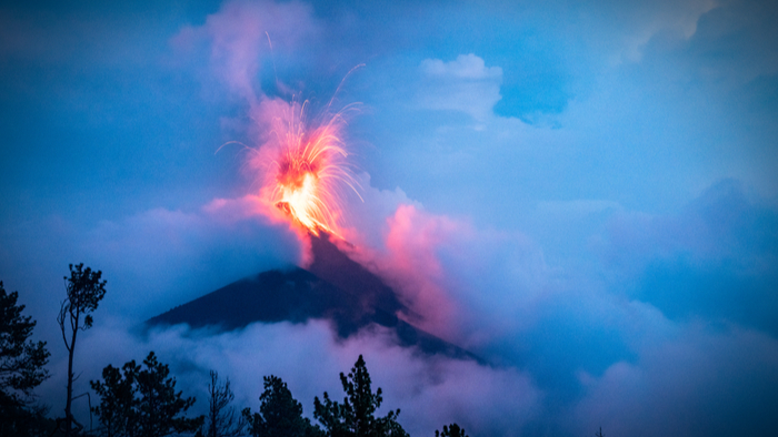 Fuego-volcano-eruption-in-Guatemala